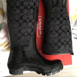 Coach rain boots!